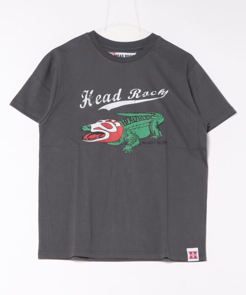 HEAD ROCK（ヘッドロック）の「HEADROCK/ヘッドロック 半袖Tシャツ（大人）（Tシャツ/カットソー・レディース・スミクロ/オートミール・165/175/185）」の2枚目の写真