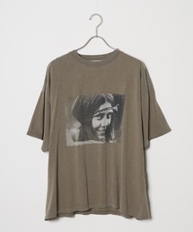 REMI RELIEF | REMI RELIEF/レミレリーフ HARD SP加工20/-天竺BIGサイズT(FLOWER POWER) Tシャツ(Tシャツ/カットソー)