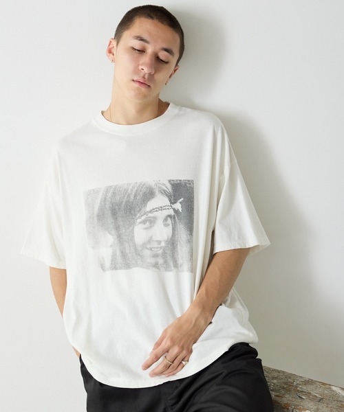 REMI RELIEF(レミレリーフ)の「REMI RELIEF/レミレリーフ HARD SP加工20/-天竺BIGサイズT(FLOWER POWER) Tシャツ(Tシャツ/カットソー・メンズ・カーキ/オフホワイト/ブラウン・L/XL/M)」の17枚目の写真