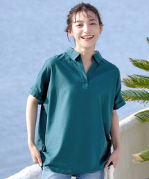 リネンミックススキッパーシャツ