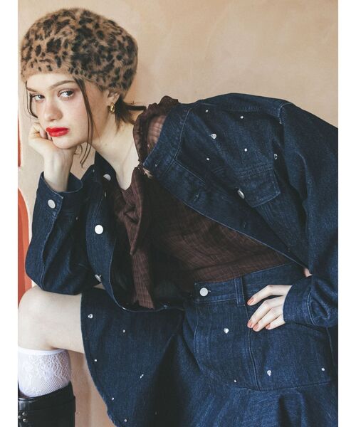 CALNAMUR(カルナムール)の「フワフワベレー(ハンチング/ベレー帽・レディース・その他1・FREE)」の11枚目の写真