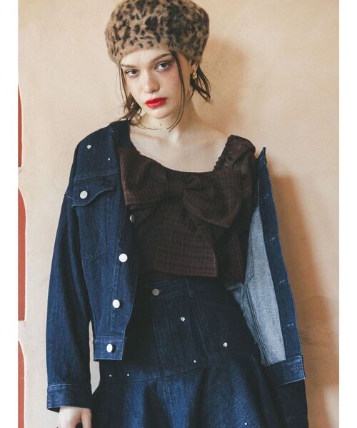 CALNAMUR(カルナムール)の「フワフワベレー(ハンチング/ベレー帽・レディース・その他1・FREE)」の10枚目の写真