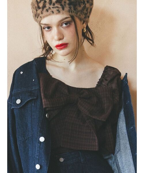 CALNAMUR(カルナムール)の「フワフワベレー(ハンチング/ベレー帽・レディース・その他1・FREE)」の7枚目の写真