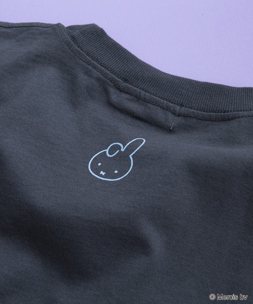 Miffy( ミッフィー)の「【MIFFY/ミッフィー】オリジナルデザインTシャツ ドロップショルダー ビッグシルエット ユニセックス ミッフィー ディック・ブルーナ Dick Bruna(Tシャツ/カットソー・メンズ・ホワイト/チャコールグレー/オフホワイト・SMALL/MEDIUM/LARGE)」の8枚目の写真