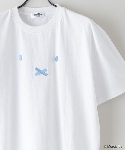 Miffy( ミッフィー)の「【MIFFY/ミッフィー】オリジナルデザインTシャツ ドロップショルダー ビッグシルエット ユニセックス ミッフィー ディック・ブルーナ Dick Bruna(Tシャツ/カットソー・メンズ・ホワイト/チャコールグレー/オフホワイト・SMALL/MEDIUM/LARGE)」の11枚目の写真