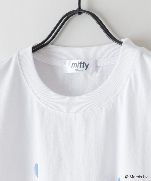 Miffy( ミッフィー)の「【MIFFY/ミッフィー】オリジナルデザインTシャツ ドロップショルダー ビッグシルエット ユニセックス ミッフィー ディック・ブルーナ Dick Bruna(Tシャツ/カットソー・メンズ・ホワイト/チャコールグレー/オフホワイト・SMALL/MEDIUM/LARGE)」の12枚目の写真