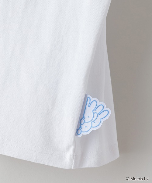Miffy( ミッフィー)の「【MIFFY/ミッフィー】オリジナルデザインTシャツ ドロップショルダー ビッグシルエット ユニセックス ミッフィー ディック・ブルーナ Dick Bruna(Tシャツ/カットソー・メンズ・ホワイト/チャコールグレー/オフホワイト・SMALL/MEDIUM/LARGE)」の5枚目の写真