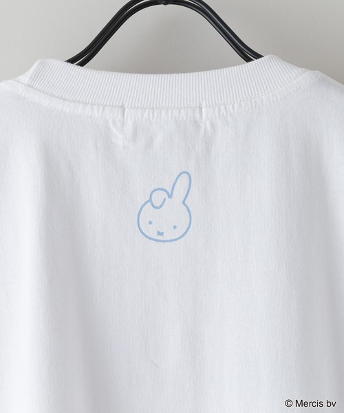 Miffy( ミッフィー)の「【MIFFY/ミッフィー】オリジナルデザインTシャツ ドロップショルダー ビッグシルエット ユニセックス ミッフィー ディック・ブルーナ Dick Bruna(Tシャツ/カットソー・メンズ・ホワイト/チャコールグレー/オフホワイト・SMALL/MEDIUM/LARGE)」の6枚目の写真