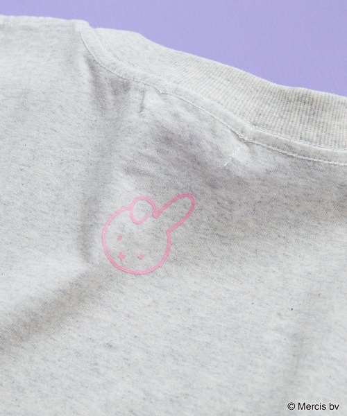 Miffy( ミッフィー)の「【MIFFY/ミッフィー】オリジナルデザインTシャツ ドロップショルダー ビッグシルエット ユニセックス ミッフィー ディック・ブルーナ Dick Bruna(Tシャツ/カットソー・メンズ・ホワイト/チャコールグレー/オフホワイト・SMALL/MEDIUM/LARGE)」の7枚目の写真