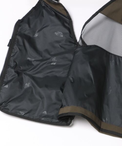 L ノースフェイス迷彩カモフラフィッシングギアメッシュベスト THE