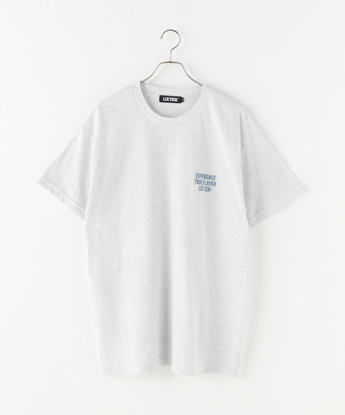 LIXTICK（リックスティック）の「LIXTICK E.T.F Typo TEE（Tシャツ/カットソー・メンズ・ブラック/グレー/ホワイト/ライトグリーン・LARGE）」の3枚目の写真