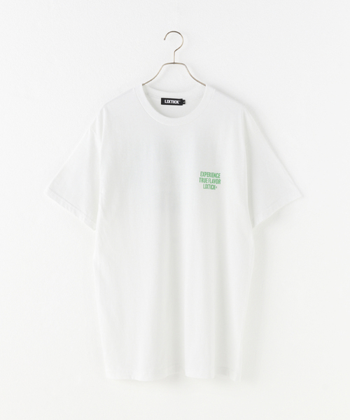 LIXTICK（リックスティック）の「LIXTICK E.T.F Typo TEE（Tシャツ/カットソー・メンズ・ブラック/グレー/ホワイト/ライトグリーン・LARGE）」の2枚目の写真
