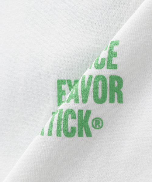LIXTICK（リックスティック）の「LIXTICK E.T.F Typo TEE（Tシャツ/カットソー・メンズ・ブラック/グレー/ホワイト/ライトグリーン・LARGE）」の22枚目の写真