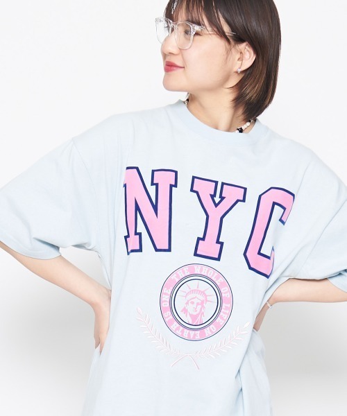 【セール】フロッキープリントNYC Tシャツ（Tシャツ/カットソー）｜anown（アノン）のファッション通販 - ZOZOTOWN