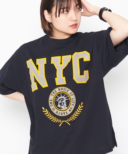 【セール】フロッキープリントNYC Tシャツ（Tシャツ/カットソー）｜anown（アノン）のファッション通販 - ZOZOTOWN