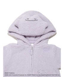 【新品未使用】ジェラートピケ ポケモンスリープ　ベビモコ メタモン ロンパース gelato pique（ジェラートピケ）の「【ポケモンスリープ】【ベビー