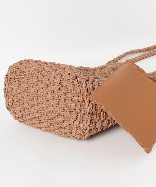 ROOTOTE（ルートート）の「ルートート　マクラメ編みカゴBAG　A（トートバッグ・レディース・グレー/ブラック/ブラウン系・F）」の10枚目の写真