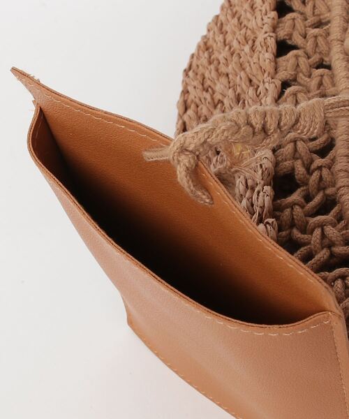 ROOTOTE（ルートート）の「ルートート　マクラメ編みカゴBAG　A（トートバッグ・レディース・グレー/ブラック/ブラウン系・F）」の12枚目の写真