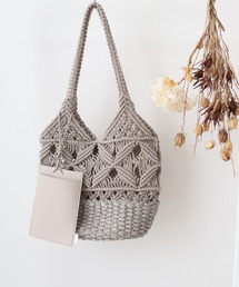ルートート　マクラメ編みカゴBAG　A