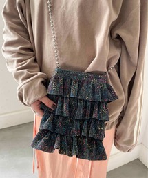 Casselini | Casselini(キャセリーニ)キラキラプリーツフリルポシェット(ショルダーバッグ)