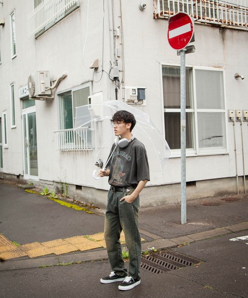 ZIP FIVE（ジップファイブ）の「【ZIP FIVE】 ケミカル ダメージ ヴィンテージライク タック テーパード ハイウエスト デニム パンツ（デニムパンツ・メンズ・ネイビー・X-LARGE/LARGE/MEDIUM/SMALL）」の16枚目の写真