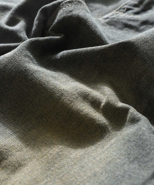 ZIP FIVE（ジップファイブ）の「【ZIP FIVE】 ケミカル ダメージ ヴィンテージライク タック テーパード ハイウエスト デニム パンツ（デニムパンツ・メンズ・ネイビー・X-LARGE/LARGE/MEDIUM/SMALL）」の5枚目の写真