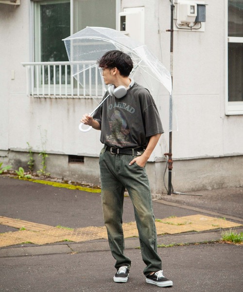 ZIP FIVE（ジップファイブ）の「【ZIP FIVE】 ケミカル ダメージ ヴィンテージライク タック テーパード ハイウエスト デニム パンツ（デニムパンツ・メンズ・ネイビー・X-LARGE/LARGE/MEDIUM/SMALL）」の11枚目の写真