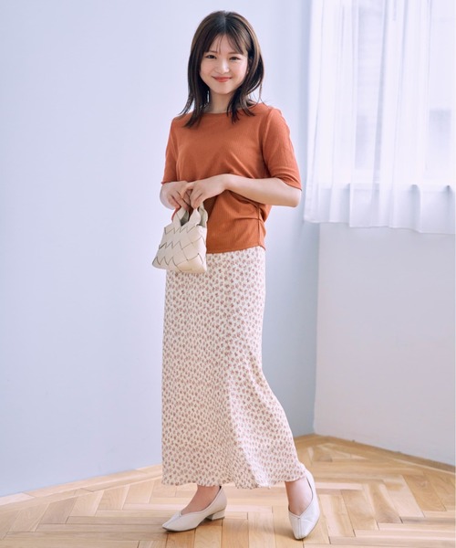 COHINA コヒナ　エストラータ トリアセベロアトップス　 ¥14,300 アシメタックベロアトップス | 小柄・低身長女性向け