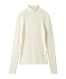 セミシアーウールシルクリブタートル