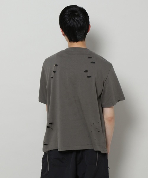 3.3 Field Trip （3.3フィールドトリップ）の「3.3 Field Trip／クラッシュダメージT（Tシャツ/カットソー・メンズ・カーキ/チャコール・FREE）」の13枚目の写真