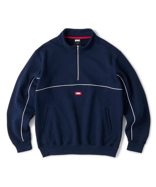 FTC（エフティーシー）の「PIPING HALF ZIP SWEATSHIRT（Tシャツ/カットソー・メンズ・ネイビー/ブラック/アッシュ・LARGE/MEDIUM/X-LARGE/SMALL）」の3枚目の写真