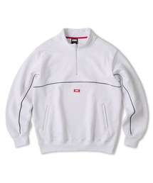 PIPING HALF ZIP SWEATSHIRT