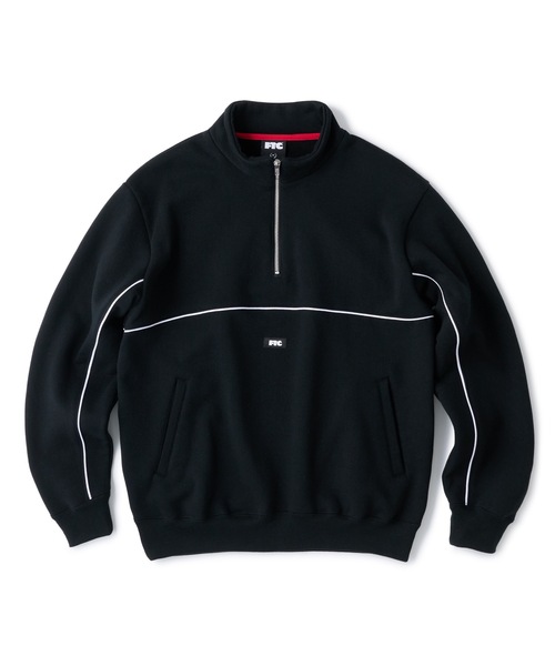 FTC（エフティーシー）の「PIPING HALF ZIP SWEATSHIRT（Tシャツ/カットソー・メンズ・ネイビー/ブラック/アッシュ・LARGE/MEDIUM/X-LARGE/SMALL）」の2枚目の写真