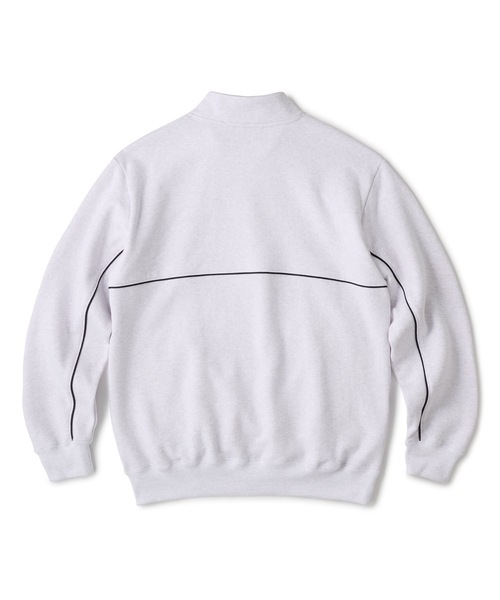 FTC（エフティーシー）の「PIPING HALF ZIP SWEATSHIRT（Tシャツ/カットソー・メンズ・ネイビー/ブラック/アッシュ・LARGE/MEDIUM/X-LARGE/SMALL）」の12枚目の写真