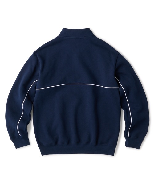 FTC（エフティーシー）の「PIPING HALF ZIP SWEATSHIRT（Tシャツ/カットソー・メンズ・ネイビー/ブラック/アッシュ・LARGE/MEDIUM/X-LARGE/SMALL）」の6枚目の写真