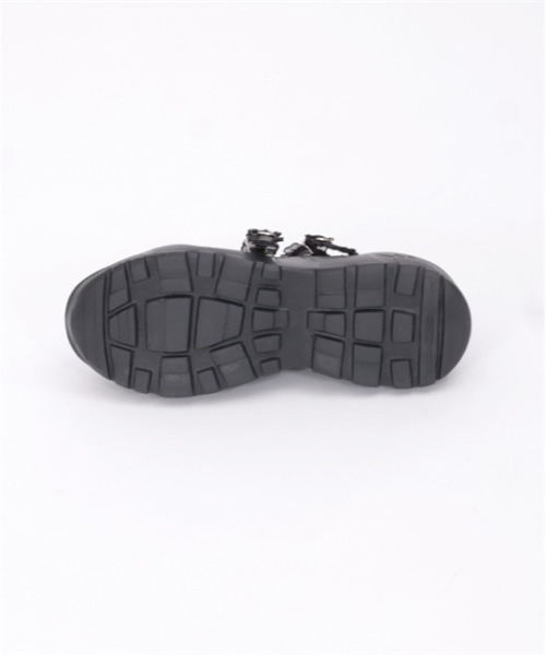 axes femme POETIQUE（アクシーズファムポエティック）の「サテンバレエスニーカー（スニーカー・レディース・ブラック/ホワイト・MEDIUM/LARGE）」の17枚目の写真