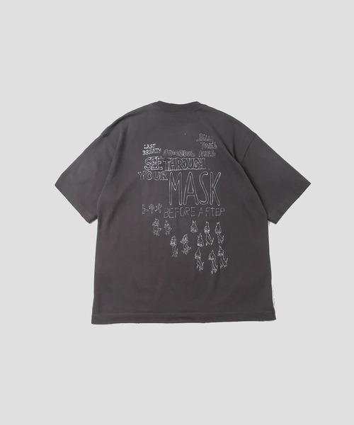 MIHARAYASUHIRO（ミハラヤスヒロ）の「【MIHARAYASUHIRO/ミハラヤスヒロ】DISTRESSED TEE（Tシャツ/カットソー・メンズ・ホワイト/ブラック・44/46/48）」の4枚目の写真