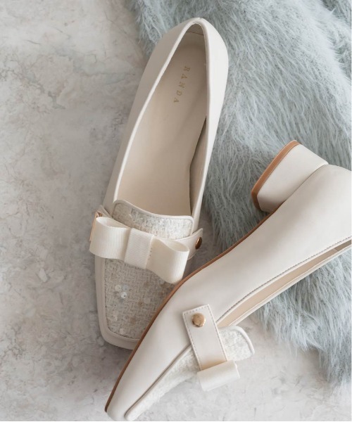 RANDA(ランダ)の「3WAYベルトローファーシューズ(ローファー・レディース・ブラック/アイボリー/ダークベージュ・S/M/L/LL)」の22枚目の写真