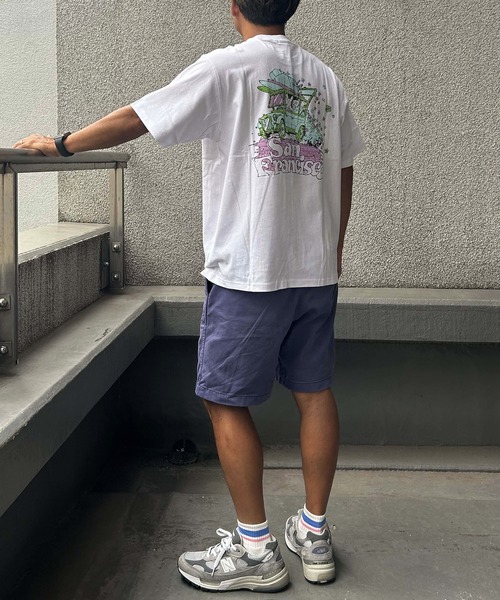 ムラサキスポーツ（ムラサキスポーツ）の「SAN LA SAN/サンラサン  SLTｼｬﾂ【ｸﾙﾏ】 MOSL24SM004（Tシャツ/カットソー・メンズ・チャコール/キャメル/ホワイト・L/M）」の17枚目の写真