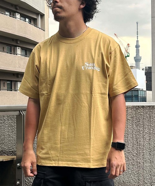 ムラサキスポーツ（ムラサキスポーツ）の「SAN LA SAN/サンラサン  SLTｼｬﾂ【ｸﾙﾏ】 MOSL24SM004（Tシャツ/カットソー・メンズ・チャコール/キャメル/ホワイト・L/M）」の14枚目の写真