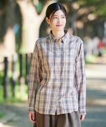 Eddie Bauer | プレイド 長袖 ツイルシャツ(シャツ/ブラウス)