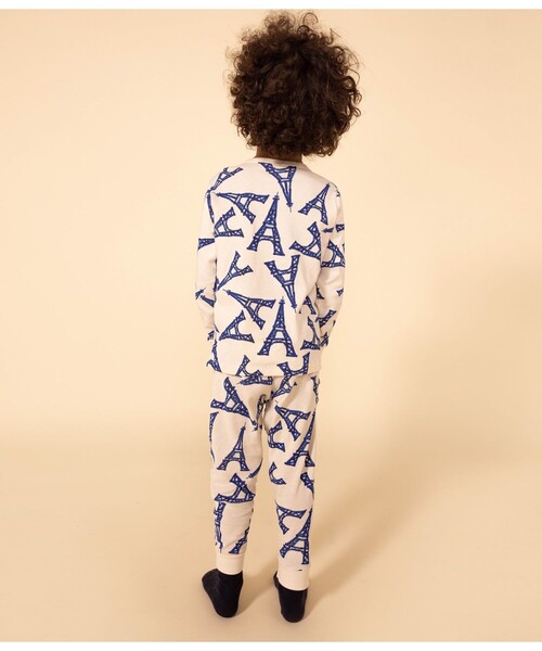 【新品】PETIT BATEAU パジャマルームウェア スウェット長袖パジャマ スウェット長袖パジャマ｜ベビー服・子供服通販のPETTIT BATEAU