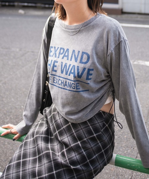 WEGO(ウィゴー)の「WEGO/ヴィンテージウォッシュドロストロンT(Tシャツ/カットソー・レディース・スミクロ/ライトグレー・FREE)」の13枚目の写真