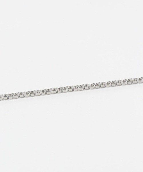 SMELLY（スメリー）の「ステンレスボックスチェーンネックレス（ネックレス・レディース・シルバー・-）」の6枚目の写真