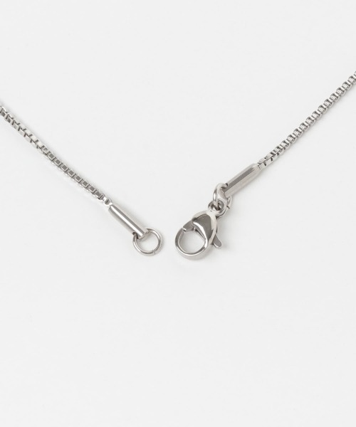 SMELLY（スメリー）の「ステンレスボックスチェーンネックレス（ネックレス・レディース・シルバー・-）」の7枚目の写真