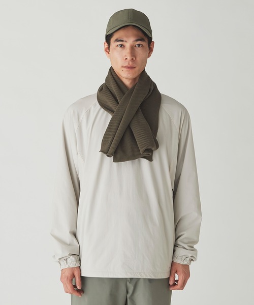 Snow Peak(スノーピーク)の「Co/Ny/Pe Knit Stole(ストール/ショール・メンズ・ブラック/ネイビー/カーキ・ONE SIZE)」の3枚目の写真