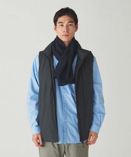 Snow Peak(スノーピーク)の「Co/Ny/Pe Knit Stole(ストール/ショール・メンズ・ブラック/ネイビー/カーキ・ONE SIZE)」の4枚目の写真