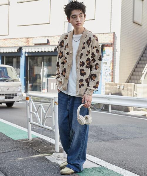 WEGO(ウィゴー)の「WEGO/ベロアモールパターンカーディガン(カーディガン/ボレロ・メンズ・グレー系その他2/ベージュ/グリーン系その他2/グレー・MEDIUM/LARGE)」の21枚目の写真