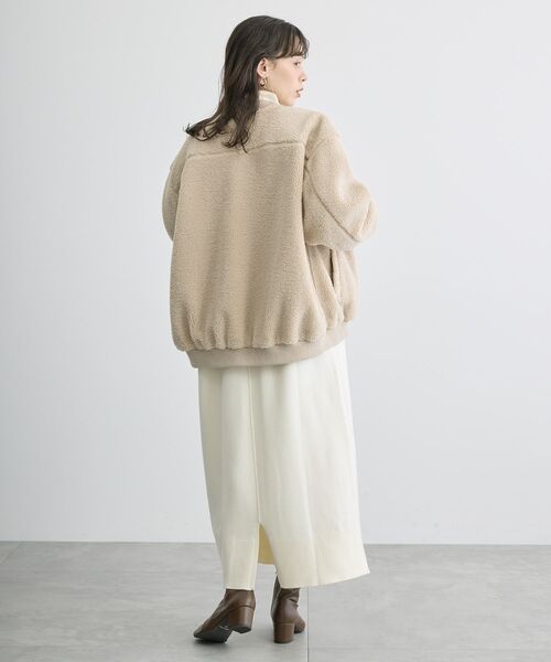 AMERICAN HOLIC(アメリカンホリック)の「ボアブルゾン(ブルゾン・レディース・チャコールグレー/ライトベージュ・M/L)」の15枚目の写真