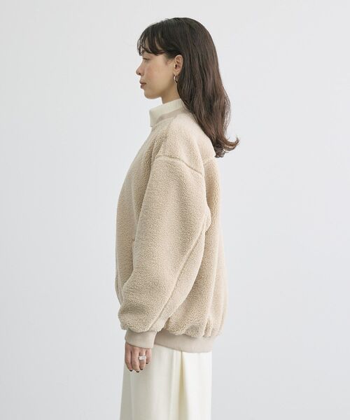 AMERICAN HOLIC(アメリカンホリック)の「ボアブルゾン(ブルゾン・レディース・チャコールグレー/ライトベージュ・M/L)」の17枚目の写真